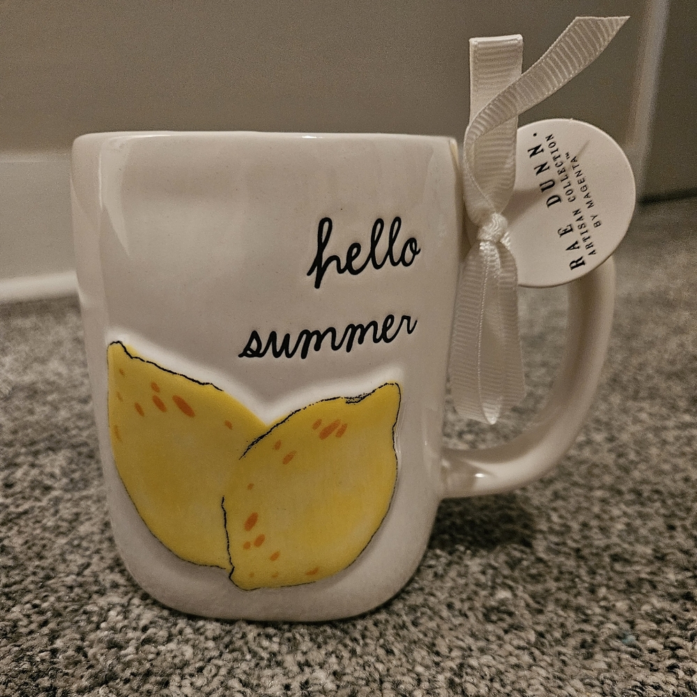 Rae Dunn 'Hello Summer' Mug With Lemons